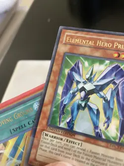 Yugioh Elemental Hero Prisma Limited Edition Ultra Rare DPCT-EN002- W/HOLO BLEED - Image 5