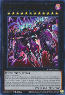YUGIOH SUPER STARSLAYER TY-PHON-SKY CRISIS ULTRA RARE 1ST NEAR MINT AGOV-EN042 - Image 1