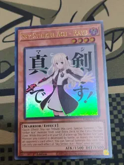 RA05-EN093 Sky Striker Ace - Raye Variant Art Ultra Rare 1st Ed YuGiOh - Image 1