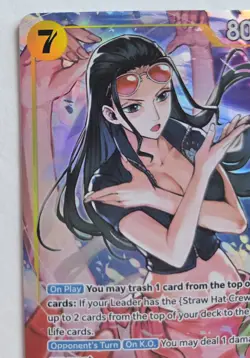 One Piece OPTCG English Nico Robin EB03-055 SR* Alternate Art - NM - Image 2
