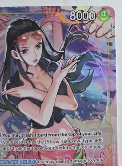One Piece OPTCG English Nico Robin EB03-055 SR* Alternate Art - NM - Image 3