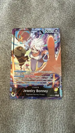 One Piece TCG OP15 -EB04 Jewelry Bonney Leader Alt Art EB04-001 NM - Image 1