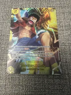 One Piece Op15-119 Monkey. D. Luffy SEC Adventure on Kami’s Island CCG TCG - Image 1