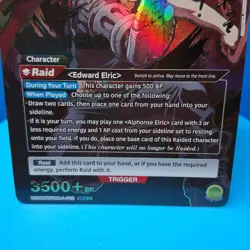 Edward Elric (012) (SR**) - UE09BT: FULLMETAL ALCHEMIST Union Arena TCG - Image 4