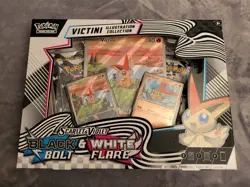 New Pokemon TCG Black Bolt White Flare Unova Victini Illustration Collection Box - Image 1