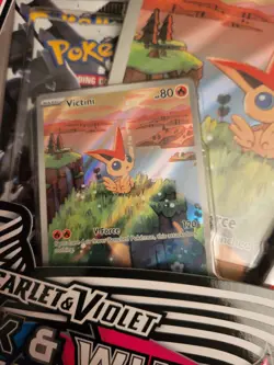 New Pokemon TCG Black Bolt White Flare Unova Victini Illustration Collection Box - Image 2