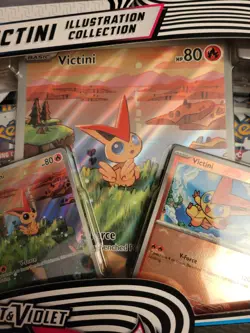 New Pokemon TCG Black Bolt White Flare Unova Victini Illustration Collection Box - Image 3