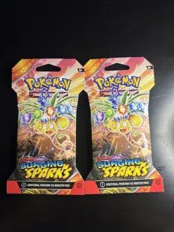 Pokemon TCG Surging Sparks Sleeved Booster Packs Lot Of 2 Brand New - Image 1