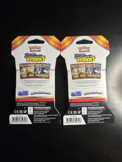 Pokemon TCG Surging Sparks Sleeved Booster Packs Lot Of 2 Brand New - Image 2
