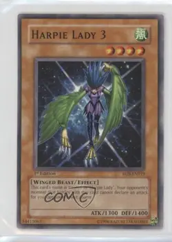 Harpie Lady 3 1st Ed. YuGiOh Rise of Destiny #RDS-EN019 2004 - Image 1