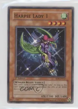 Harpie Lady 1 1st Ed. YuGiOh Rise of Destiny #RDS-EN017 2004 - Image 1