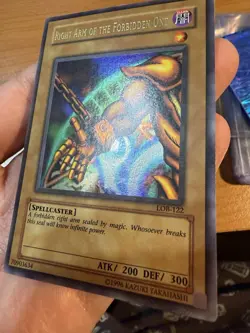 Right Arm of the Forbidden One - LOB-122 Unlimited Ed Ultra YuGiOh Exodia - Image 2