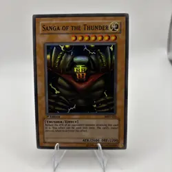 Yugioh Sanga of the Thunder MRD-025 Super Rare 1st Ed NM - Image 1