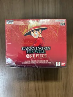 One Piece TCG OP-13 Carrying On His Will Booster Box sealed *DAMAGED* (English) - Image 1