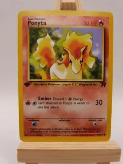 Pokemon 1st Edition Card - Ponyta 64/82 (Team Rockets Set) - Image 1