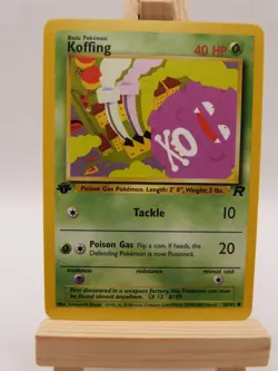Pokemon 1st Edition Card - Koffing 58/82 (Team Rockets Set) - Image 1