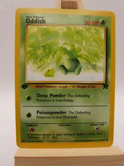 Pokemon 1st Edition Card - Oddish 63/82 (Team Rockets Set) - Image 1