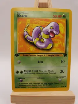 Pokemon 1st Edition Card - Ekans 56/82 (Team Rockets Set) - Image 1