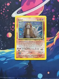 Pokemon Entei Neo Revelation TCG Holo Unlimited Rare Card 6/64 - Image 1