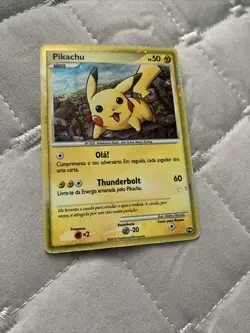 POKEMON PROMO CARD - PIKACHU WORLD COLLECTION PORTUGUESE (HOLO) RARE - Image 4
