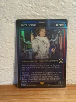 Magic: The Gathering River Song Foil Rare Legendary Creature Doctor Who Card - Image 1