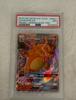 Pokemon Charizard GX #SM211 Black Star Promo Hidden Fates Mint Condition 9 Card - Image 1