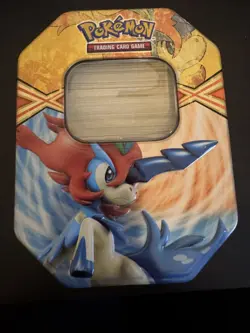 Pokemon 2013 Keldeo Collectible Tin With Lot Of Cards - Image 1
