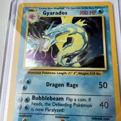 Pokemon Gyarados Holo Card 6/102 Base Set #2 - Image 2