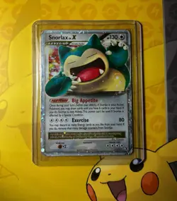 Snorlax LV.X 111/111 Rising Rivals Holo HP/MP Pokemon Card Lv X - Image 1