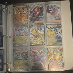 Pokemon TCG 45 Holo Foil Cards Miradon Iron Treads Dragonite Lucario Binder Lot - Image 3