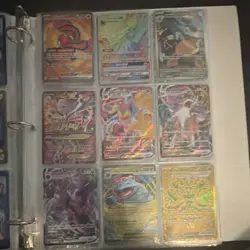 Pokemon TCG 45 Holo Foil Cards Miradon Iron Treads Dragonite Lucario Binder Lot - Image 5