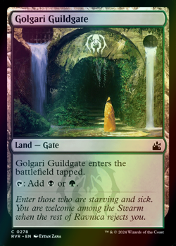 MTG Golgari Guildgate Foil ** Ravnica Remastered ** English - Image 1
