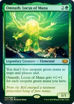 Mint/Near-Mint, English - 1 x MTG Omnath, Locus of Mana - Foil Commander Collect - Image 1