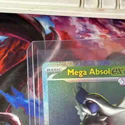 Pokemon Mega Absol EX 180/132 Me01: Mega Evolution Holo Illustration Rare - Image 5