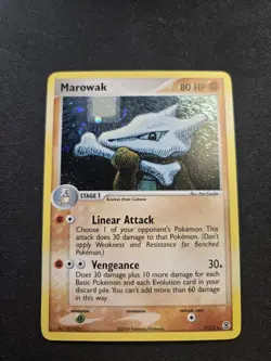 Marowak 7/112 FireRed & LeafGreen Reverse Holo NM Vintage 2004 Pokemon TCG - Image 1