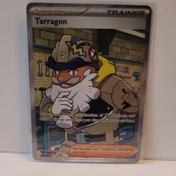 Pokemon Tarragon Trainer Supporter full art holofoil 116/088 perfect order 2026 - Image 1