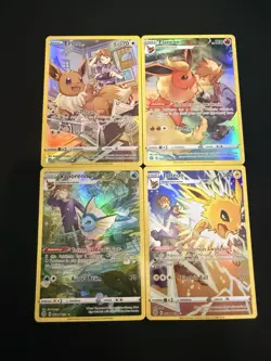 Eevee Flareon Vaporeon Jolteon Trainer Gallery Set Brilliant Stars Pokemon TCG - Image 1