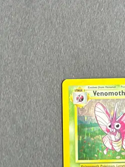 Venomoth 13/64 Holo Rare - Jungle Set 1999 - Vintage Pokemon TCG - MP - Image 2