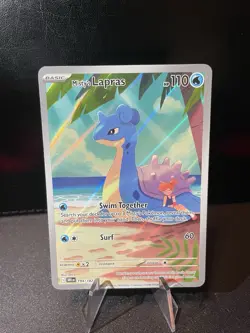 Misty's Lapras 194/182 Illustration Rare Destined Rivals NM Pokemon Card - Image 1