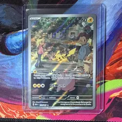 Pokemon Pikachu 173/165 Sv: Scarlet & Violet 151 Holo Illustration Rare Full Art - Image 1