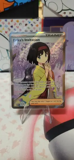 Erika's Invitation - Pokemon Scarlet & Violet 151 196/165 Full Art Ultra Rare - Image 1
