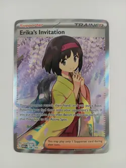 Pokemon TCG 151 Erika's Invitation Ultra Rare 196/165 - Image 1