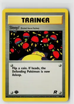 Pokemon Team Rocket #79/82 Sleep! (Rocket's Secret Machine) 1st Edition - Image 1