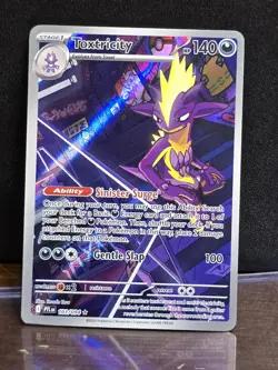 Toxtricity 103/094 Phantasmal Flames Illustration Rare 2025 Pokemon - Image 2