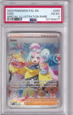 2023 POKEMON PAL EN-PALDEA EVOLVED SPECIAL ILLUSTRATION RARE #269 IONO PSA 4 - Image 1