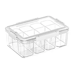 Card Storage Box Multi Compartments Sturdy Holder for Gathering Sports Cards - Image 1
