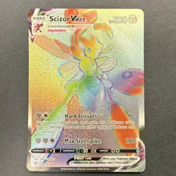 Pokemon Scizor VMAX 193/189 Swsh03 Darkness Ablaze Secret Rare Holo 320 HP - Image 1