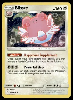 Blissey - (Cosmos Holo) Promo 153/214 NM Pokemon TCG - Image 1
