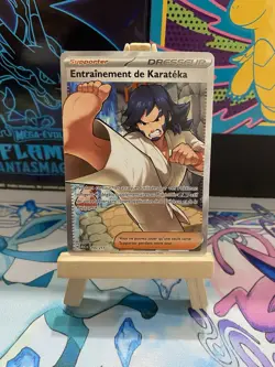 🇫🇷Carte Pokemon Entrainement de Karateka 255/217 Heros Transcendants FR - Image 1