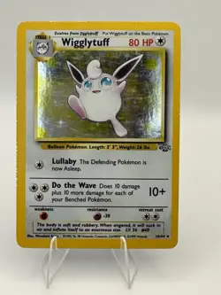 Wigglytuff 16/64 Pokemon TCG WOTC Jungle Unlimited Holo Rare MP/LP - Image 1